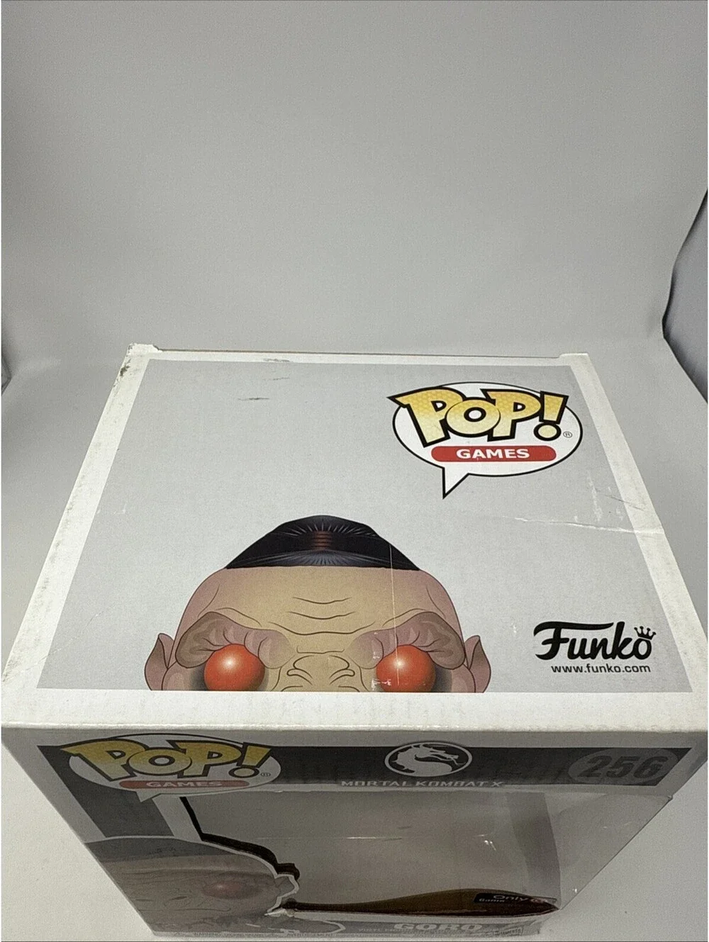 Funko Pop! Mortal Kombat X Goro #256 Gamestop Exclusive Vinyl Figure